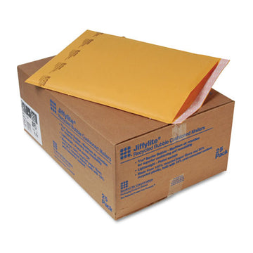 Sealed Air Jiffylite Self-seal Bubble Mailer, #6, Barrier Bubble Lining, Self-adhesive Closure, 12.5 X 19, Golden Brown Kraft, 25-carton freeshipping - TVN Wholesale